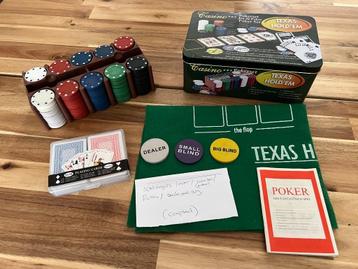 Pokerset (1) Texas Hold em beschikbaar voor biedingen