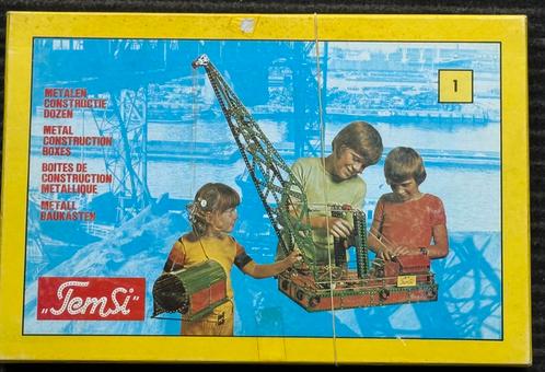 Oude Temsi constructie dozen, Antiek en Kunst, Antiek | Speelgoed, Ophalen of Verzenden