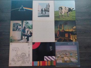 PINK FLOYD VINYL LP COLLECTIE 9 STUKS  beschikbaar voor biedingen