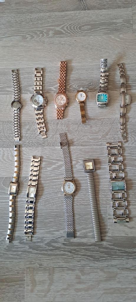 Vintage Dames & Design horloges quartz werkend, Sieraden, Tassen en Uiterlijk, Horloges | Dames, Gebruikt, Overige merken, Staal