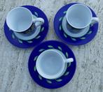 3 x Douwe Egberts Kahla Zonnebloem Espresso Kop en Schotel, Nieuw, Ophalen of Verzenden, Bord(en), Wedgwood