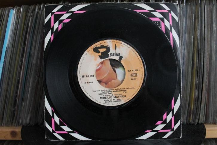 7" Single Mireille Mathieu - Meraviglioso / Tous Les Amoureu, Cd's en Dvd's, Vinyl Singles, Gebruikt, Single, Pop, 7 inch, Ophalen of Verzenden