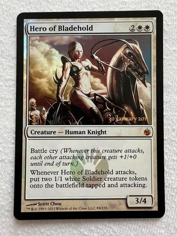 Hero of Bladehold Foil Promo Versie beschikbaar voor biedingen