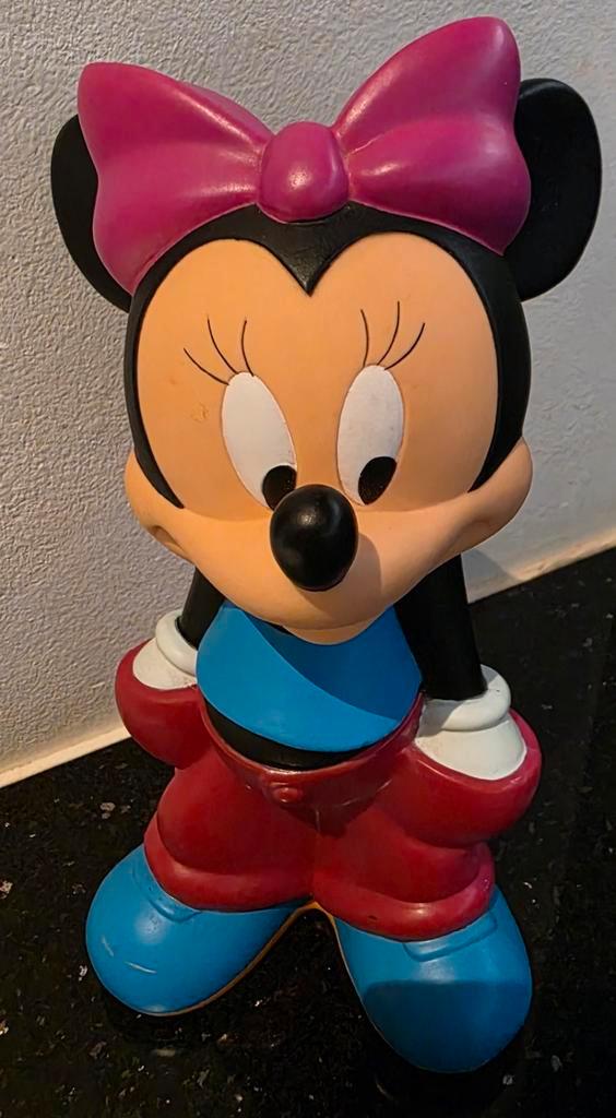 Vintage Minnie Mouse Beeld, Verzamelen, Disney, Beeldje of Figuurtje, Mickey Mouse, Ophalen of Verzenden