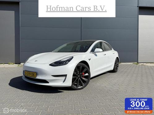 Tesla Model 3 Performance AWD Dual Motor 75 kWh Pearl White, Auto's, Tesla, Bedrijf, Te koop, Model 3, 4x4, ABS, Adaptive Cruise Control