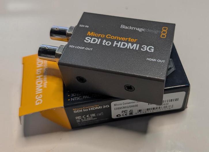 BlackMagic Design Micro converter SDI to HDMI 3G, Audio, Tv en Foto, Converters, Zo goed als nieuw, Ophalen of Verzenden