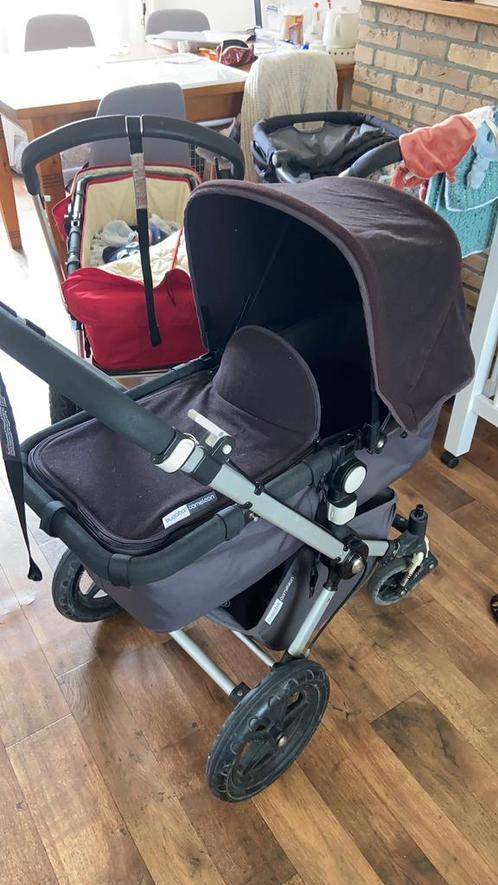 Te koop. Zwarte bugaboo. Met veel assesoires, Kinderen en Baby's, Kinderwagens en Combinaties, Zo goed als nieuw, Combiwagen, Bugaboo