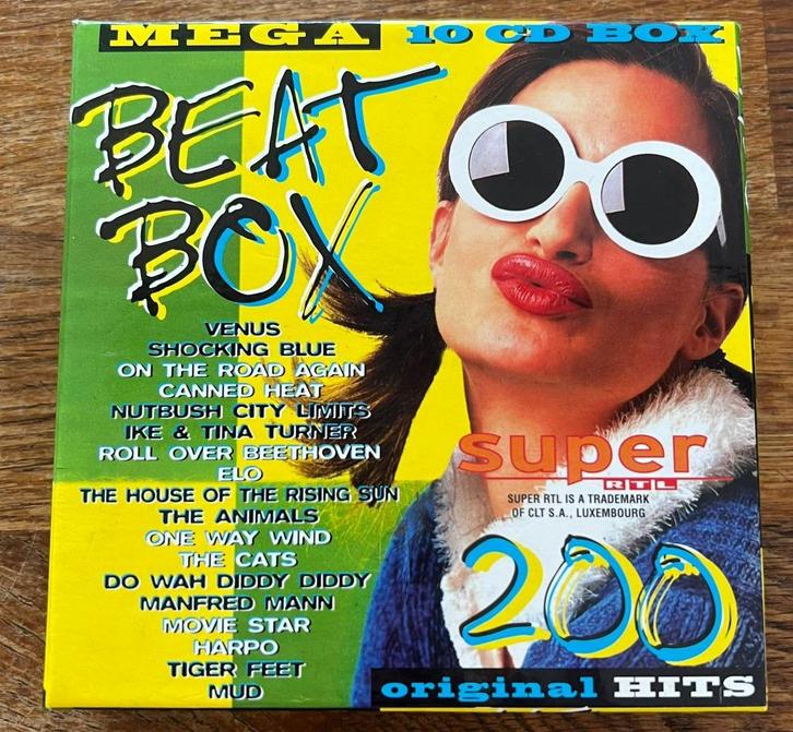 Various – Mega Beat Box 10 CD, Cd's en Dvd's, Cd's | Verzamelalbums, Nieuw in verpakking, Pop, Boxset, Ophalen of Verzenden