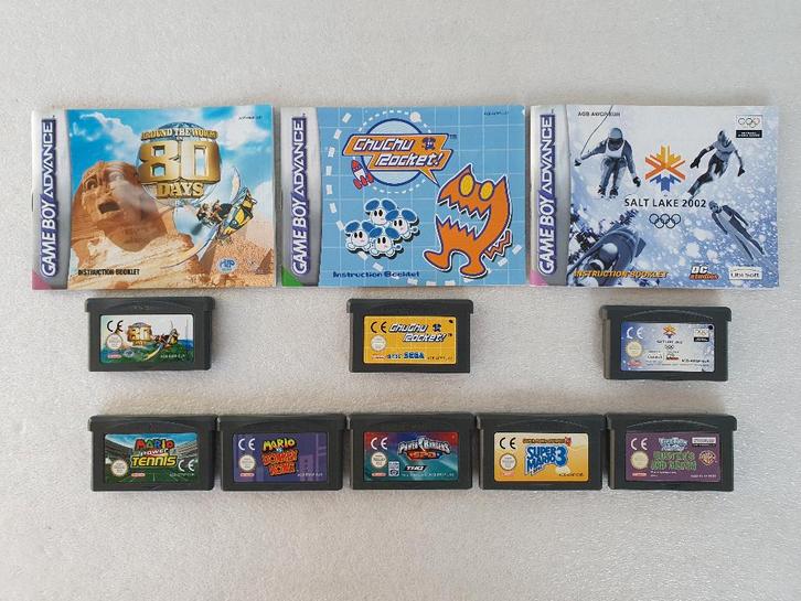 Nintendo GBA cartridges, Spelcomputers en Games, Games | Nintendo Game Boy, Gebruikt, Avontuur en Actie, 1 speler, Vanaf 3 jaar