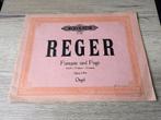 Reger Fantasie und Fuge Orgel - Edition Peters, Muziek en Instrumenten, Orgel, Gebruikt, Klassiek, Ophalen of Verzenden