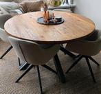 Tafel rond, Huis en Inrichting, Tafels | Eettafels, Ophalen, Vier personen, 100 tot 150 cm, 100 tot 150 cm