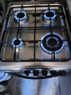 Indesit fornuis met elektrische heteluchtoven Werkt 100%, Witgoed en Apparatuur, Ophalen, Minder dan 85 cm, 4 kookzones, Zo goed als nieuw