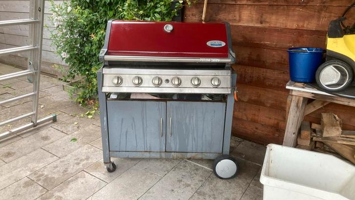 Zespits gasbuiten keuken gebruikt, Tuin en Terras, Buitenkeukens, Ophalen of Verzenden