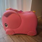 Molto roze koffer olifant, Ophalen, Gebruikt, Hard kunststof, Wieltjes