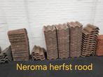 RBB Neroma in (Herfst)Rood & Grijs dakpannen kantpan, Doe-het-zelf en Verbouw, Ophalen, Gebruikt, Steen of Klei, Dakpannen