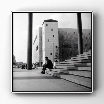 Rotterdam, Beursplein – Trappen en De Bijenkorf (1961) beschikbaar voor biedingen