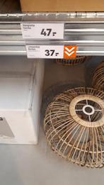 Hanglamp riet rotan nieuw Kwantum, Ophalen, Nieuw, Minder dan 50 cm