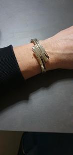 Stalen slavenarmband, Sieraden, Tassen en Uiterlijk, Armbanden, Ophalen of Verzenden, Zo goed als nieuw, Zilver, Staal