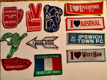 Liverpool Arsenal Ipswich vintage voetbal patches kleding  beschikbaar voor biedingen