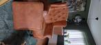 Fauteuil bruin, Huis en Inrichting, Ophalen, Gebruikt, Minder dan 75 cm, Stof