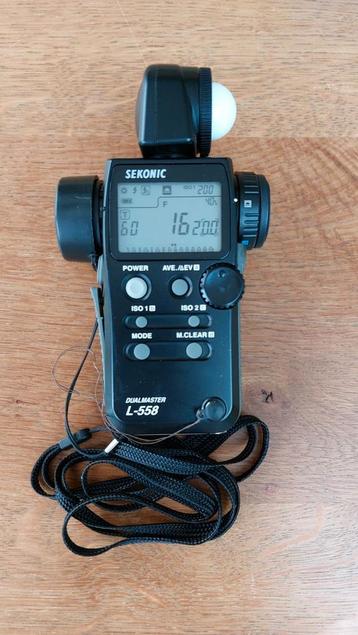 Sekonic lichtmeter Dual Master L-558 inclusief hoes