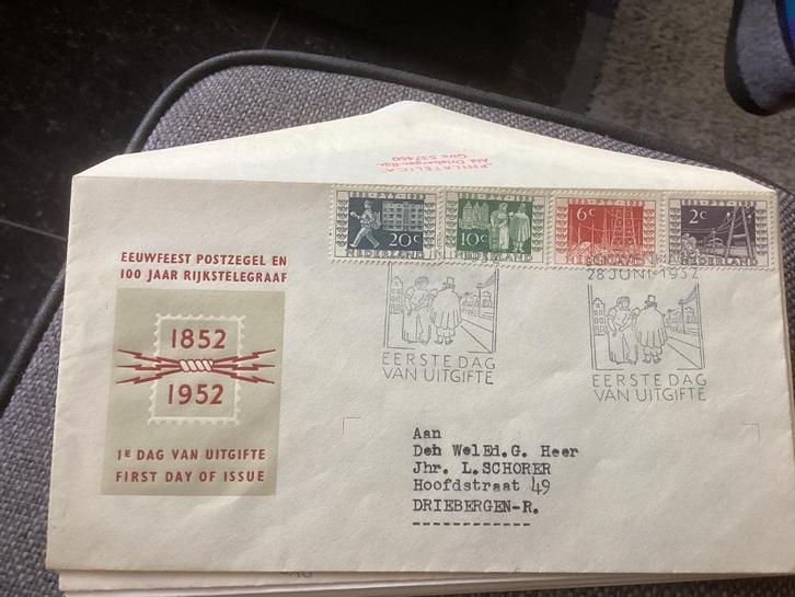 No3947 E10 gelopen Driebergen Heb ook van Nederland jaargang, Postzegels en Munten, Postzegels | Eerstedagenveloppen, Beschreven