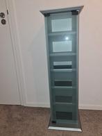 CD Rek / Kast - Glas, Huis en Inrichting, Ophalen, Zo goed als nieuw, Cd's