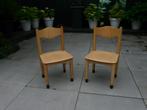 2 originele beukenhouten kleuterstoeltjes, Ophalen, Zo goed als nieuw, Stoel(en)
