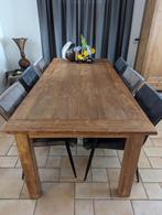 eettafel teak 220-100, Huis en Inrichting, Tafels | Eettafels, 200 cm of meer, 100 tot 150 cm, Teakhout, Rechthoekig