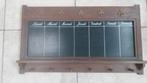 Brocante Franse kapstok krijtbord, Ophalen, Hout, Wandkapstok, Minder dan 100 cm