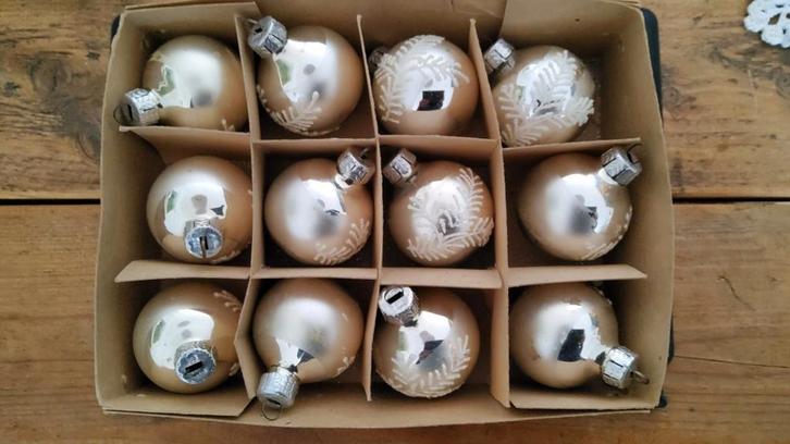 Diverse vintage kerstballen e.d, Diversen, Kerst, Ophalen of Verzenden
