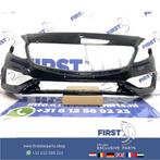 W176 FACELIFT VOORBUMPER ZWART origineel Mercedes A KLASSE 2, Gebruikt, Voor, Mercedes-Benz, Ophalen of Verzenden