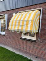 Markies 122 cm breed, geel-wit, handbediend, gebruikte staat, Ophalen, Gebruikt, Minder dan 250 cm, Markies