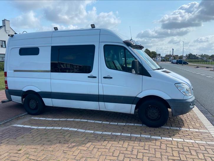 Offgrid bus camper L2H2 Mercedes sprinter, Caravans en Kamperen, Campers, Particulier, tot en met 3, Buscamper of Camperbus, Mercedes-Benz
