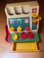 Fisher-Price Kassa met 3 Muntjes - Vintage Speelgoed, Antiek en Kunst, Antiek | Speelgoed, Ophalen