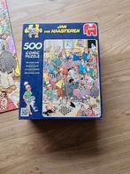 Jan van Haasteren puzzel: de Schaakclub; 500 stukjes., Ophalen of Verzenden, 500 t/m 1500 stukjes, Zo goed als nieuw