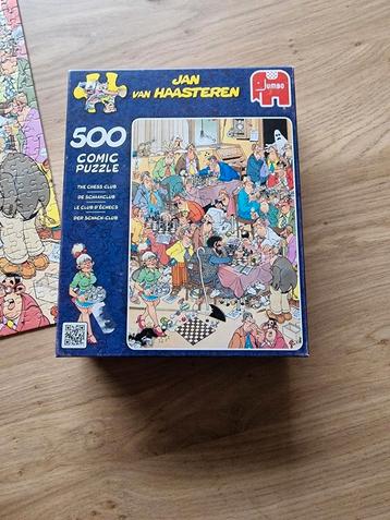 Jan van Haasteren puzzel: de Schaakclub; 500 stukjes. beschikbaar voor biedingen