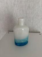 Opaline Glas Vaas - Wit & Blauw glaskunst, Antiek en Kunst, Ophalen of Verzenden