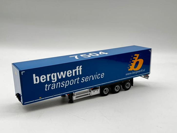 WSI TRAILER SCHMITZ BERGWERFF VERBOUW, Hobby en Vrije tijd, Modelauto's | 1:50, Nieuw, Bus of Vrachtwagen, Wsi, Ophalen of Verzenden