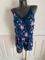 Le chat jumpsuit pyjama maat 38, Verzenden, Blauw, Nachtkleding