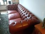 Chesterfield met certificaat  3zit , stoel en hocker ., Ophalen, Gebruikt, 125 cm of meer, Chesterfield met certificaat .