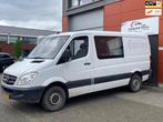 Mercedes-Benz Sprinter 313 2.2 CDI 366 HD DC 6P AIRCO APK NA, Auto's, Gebruikt, 4 cilinders, 129 pk, Wit