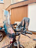 Urban Iki fietsstoeltje bincho black / brown incl windscherm, Fietsen en Brommers, Ophalen, Zo goed als nieuw