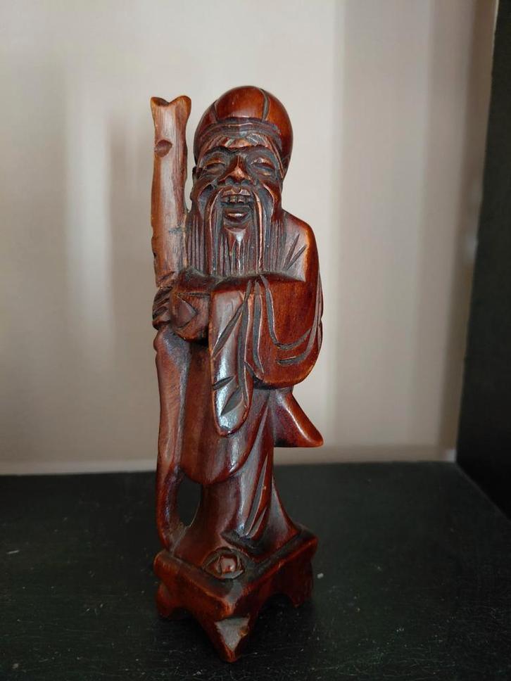 Houten Shou  Beeldje, Antiek en Kunst, Kunst | Niet-Westerse kunst, Ophalen of Verzenden