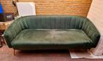Green Velvet 3-zits bank, Ophalen, Gebruikt, Driepersoons, 75 tot 100 cm