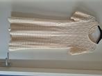 Mooi ecru jurkje met onderjurk Cotton Club maat XL mt 38/40, Beige, Zo goed als nieuw, Cotton Club, Boven de knie
