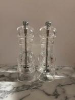 Peugeot Nancy Peper- & Zoutmolen - Transparant Acryl - 18cm, Ophalen of Verzenden, Zo goed als nieuw