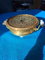 Antieke koperen voetenverwarmer, Ophalen of Verzenden