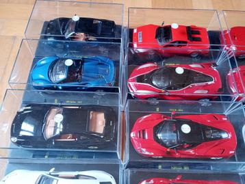 LOT 18 FERRARI MODELS 1/24 SCALE Collection “Le Grandi Ferra beschikbaar voor biedingen