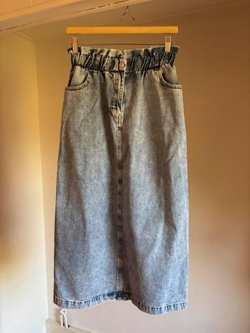 Lange blauwe spijkerrok maat M beschikbaar voor biedingen